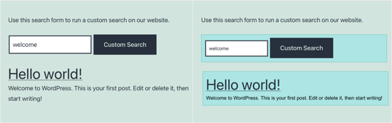 SearchWP 自定义 CSS 预览