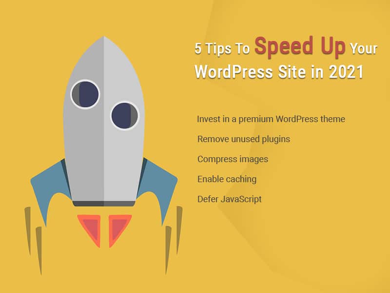 2021 年加速您的 WordPress 网站的 5 个提示