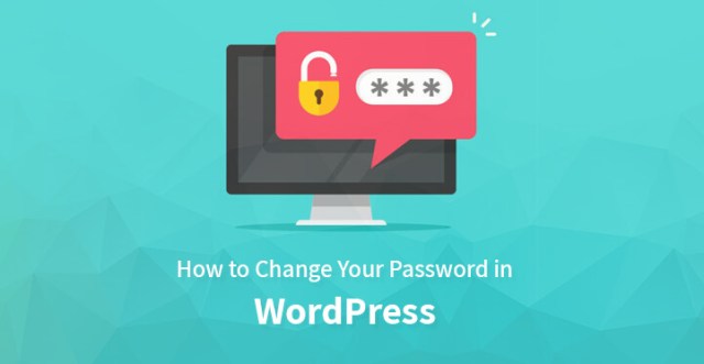 在 WordPress 中更改密码