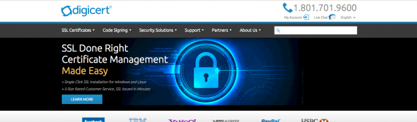 Digicert 的网站
