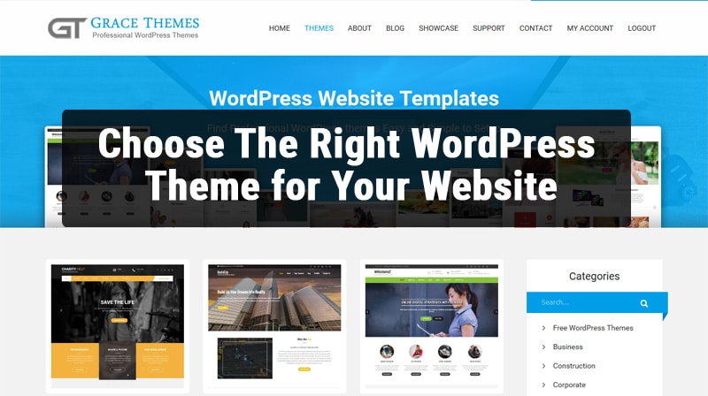 选择正确的 WordPress 主题