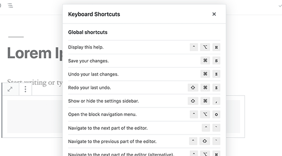 WordPress 内容编辑器
