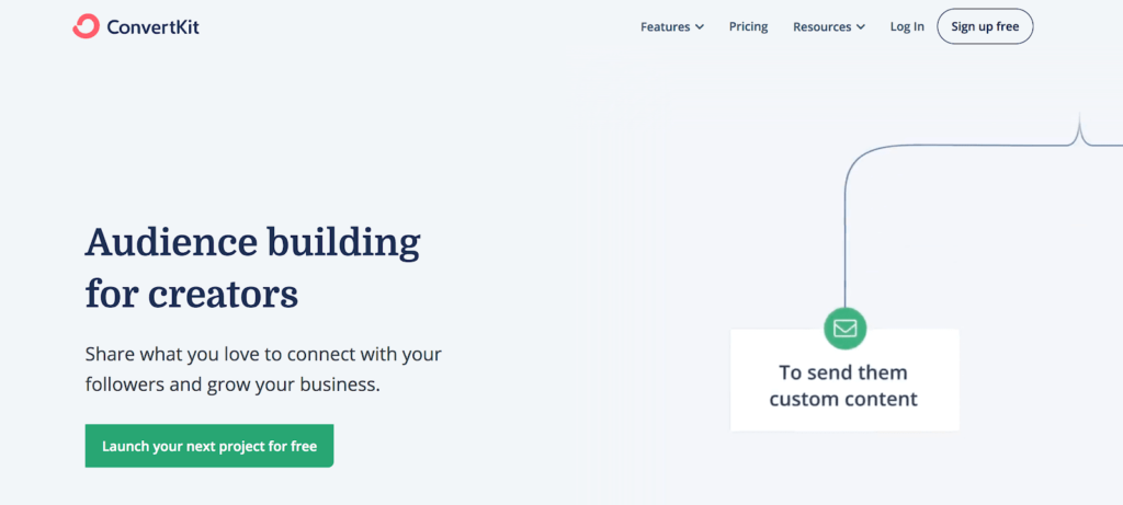 最佳电子邮件营销工具 - ConvertKit