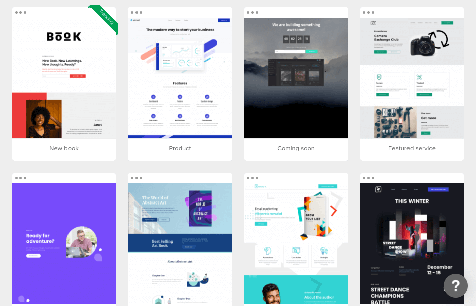 MailerLite - 登陆页面模板