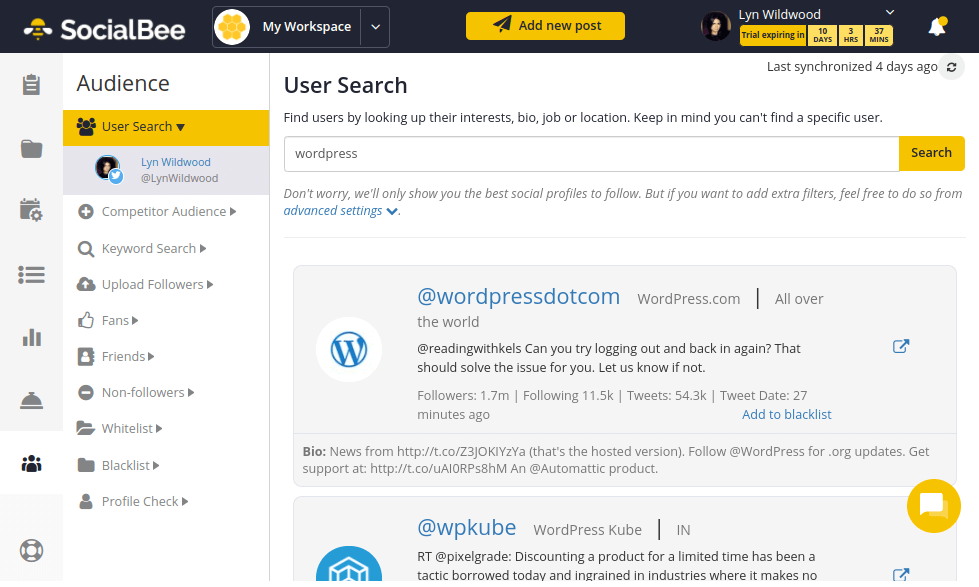 SocialBee - 观众