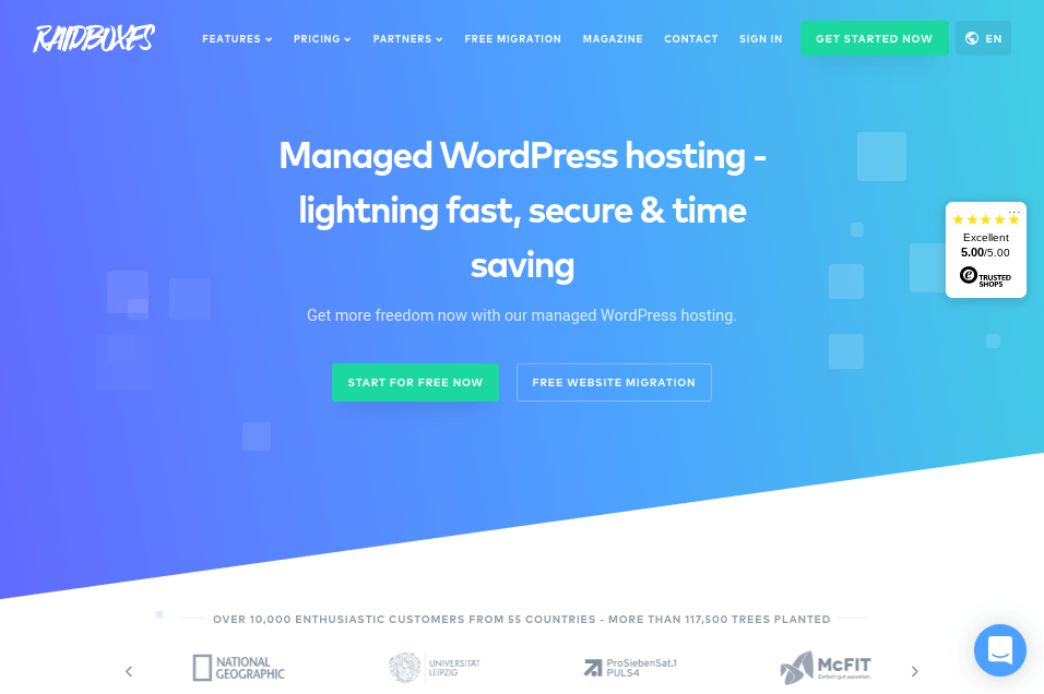 RAIDBOXES - 托管 WordPress 主机