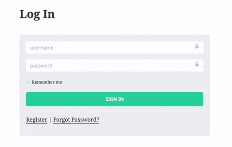 Ajax WordPress 登录表单
