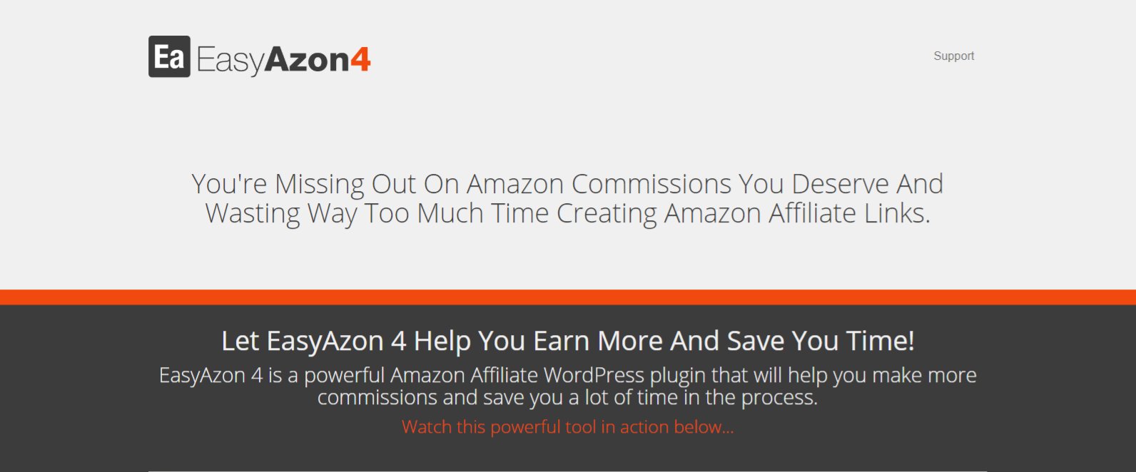 EasyAzon Amazon Affiliate WordPress 插件主页