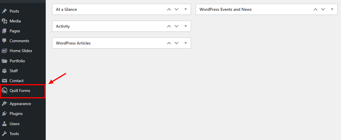 羽毛笔形式的wordpress 