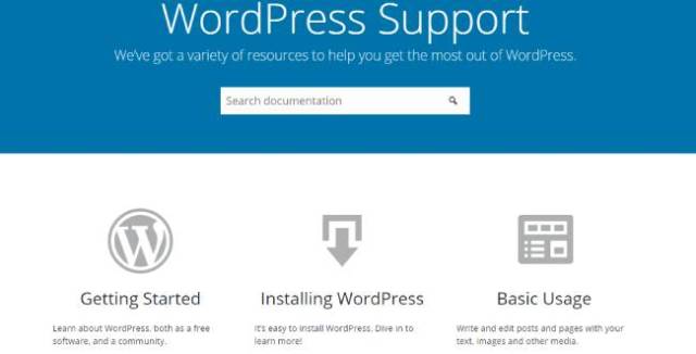 支持wordpress
