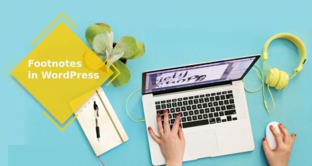 WordPress 中的脚注