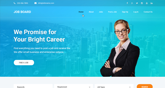 工作门户 WordPress 主题