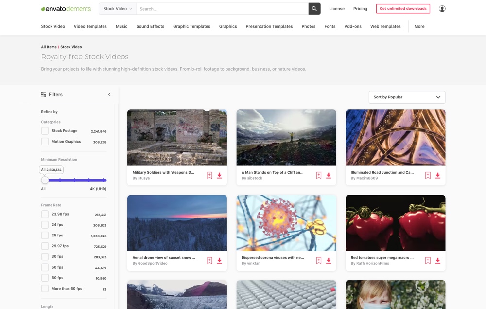 Envato 元素