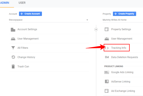 在哪里可以找到 Google Analytics 的跟踪信息 