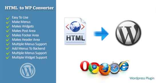HTML 到 WordPress 转换器