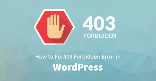 修复 WordPress 中的 403 禁止错误