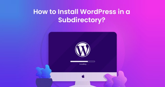 在子目录中安装 WordPress