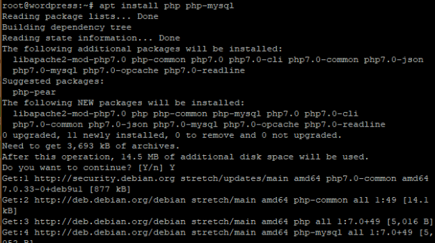 安装 PHP