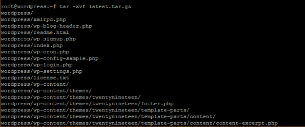 安装了 WordPress Ubuntu
