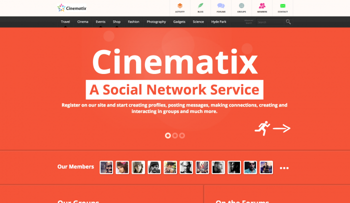 Cinematix 多彩 WordPress 主题