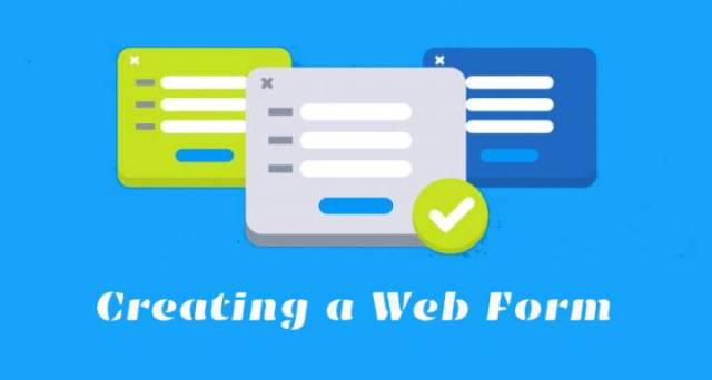 创建 Web 表单