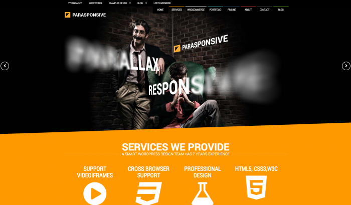 Parasponsive 多彩 WordPress 主题