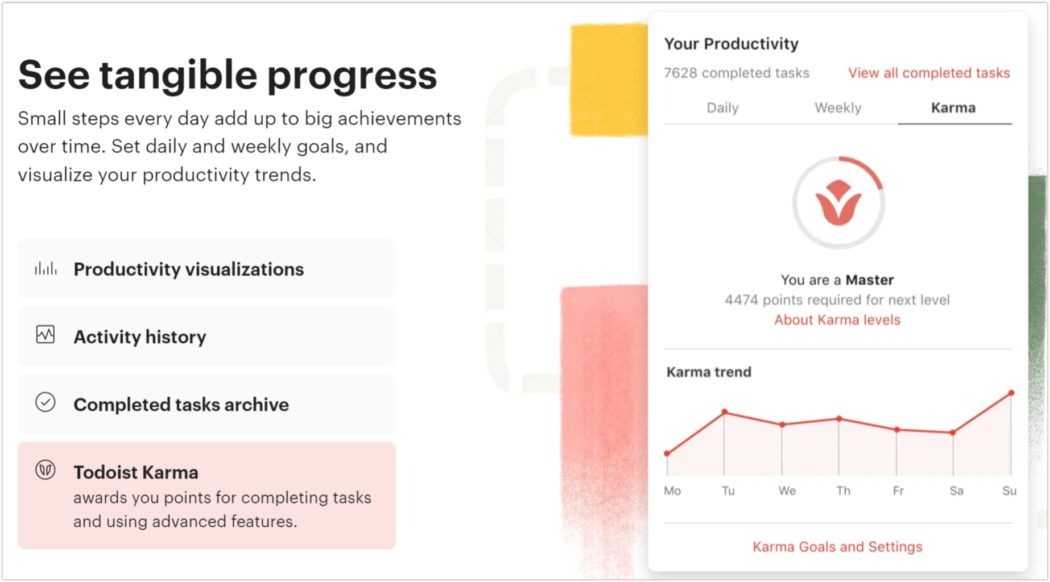 Todoist 业力