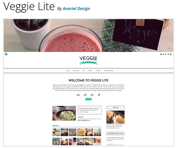 Veggie lite 标头