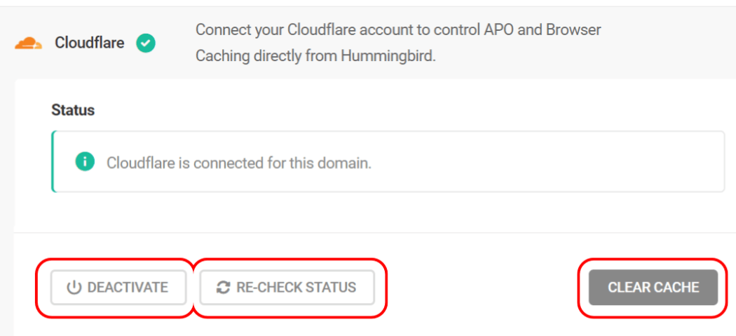 蜂鸟中的 Cloudflare 设置