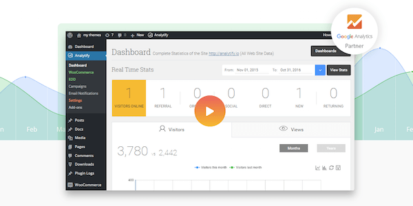 分析 Google Analytics（分析）仪表板插件（高级版）