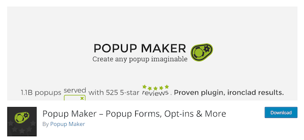 看看popup maker WordPress popup插件