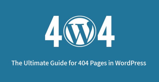 WordPress 中的 404 个页面