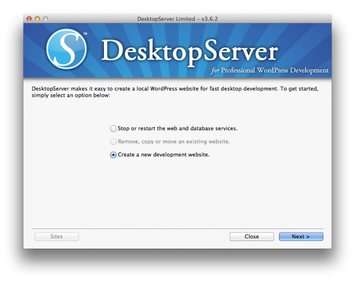 DesktopServer 新开发站点