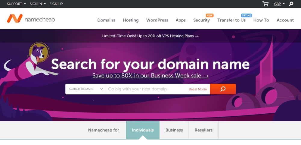 Namecheap 域名注册