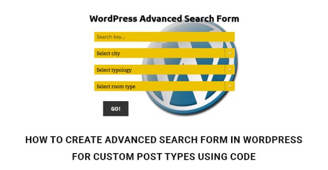 WordPress中的高级搜索表单