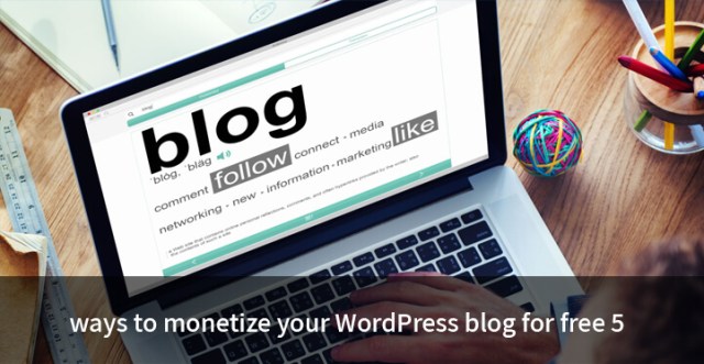 WordPress博客免费赚取