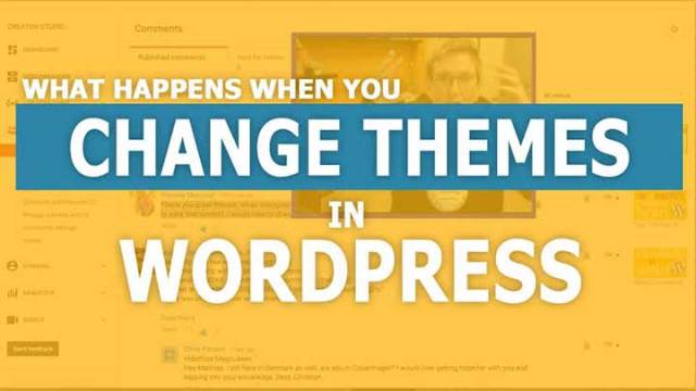 更改 WordPress 主题