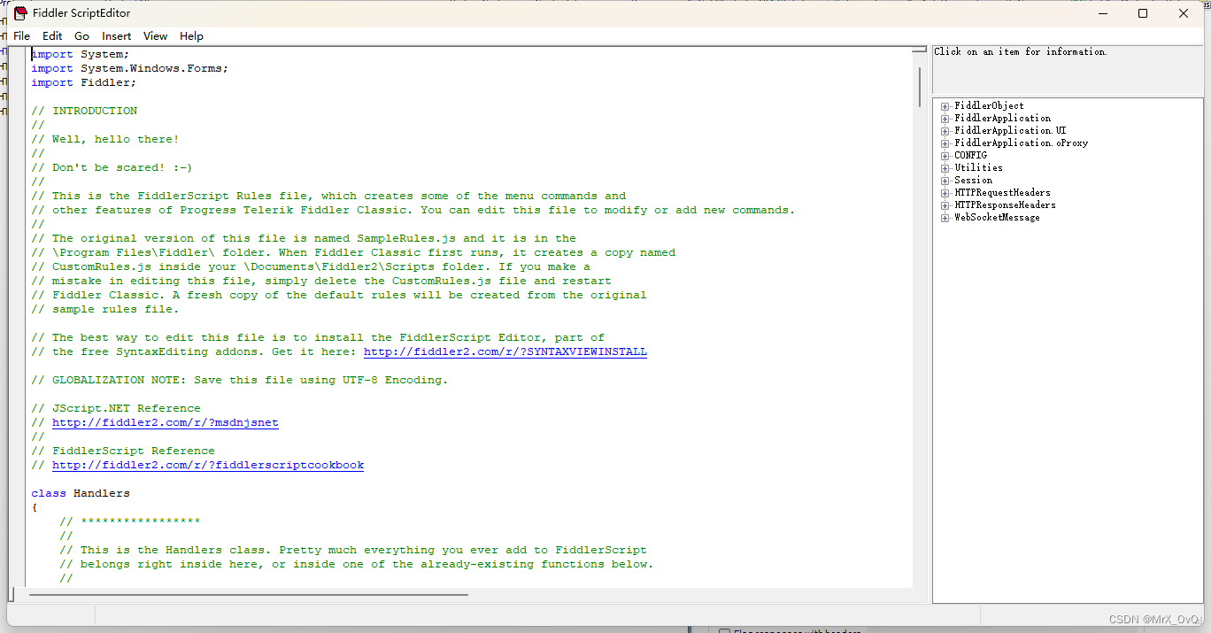 Fiddler ScriptEditor
