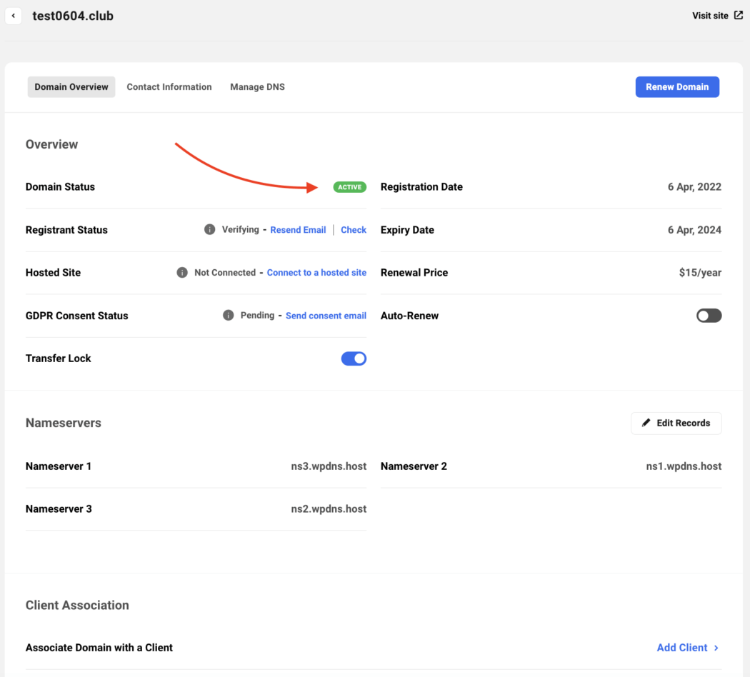 表示域处于活动状态的符号。