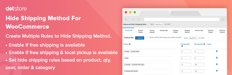 隐藏WooCommerce 的运输方式