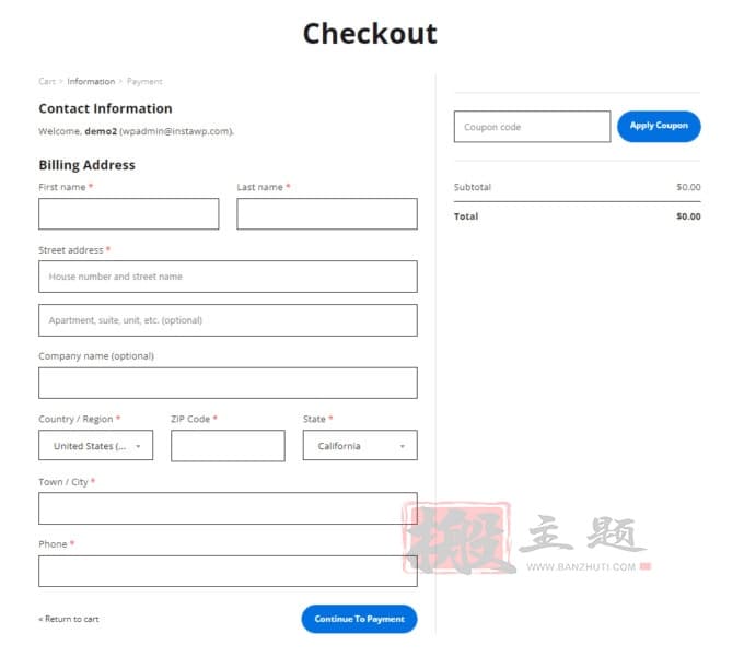 WooCommerce默认结账像Shopify结账页面设置图文教程插图12