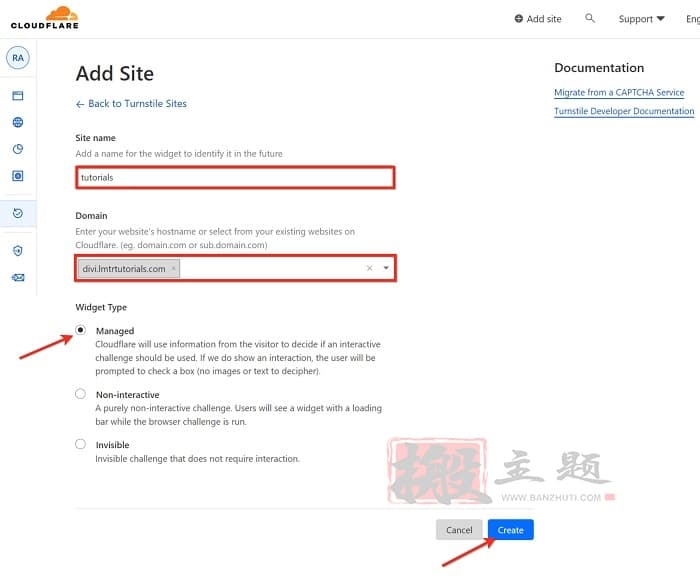 为WordPress评论添加Cloudflare Turnstile验证图文教程插图2