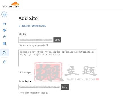 为WordPress评论添加Cloudflare Turnstile验证图文教程插图3