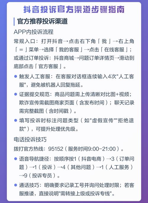 如何快速找到抖音投诉正确部门及有效渠道？