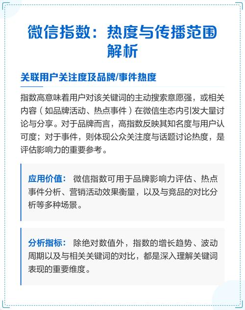 如何通过了解影响微信指数的因素，精准提升我的内容热度？