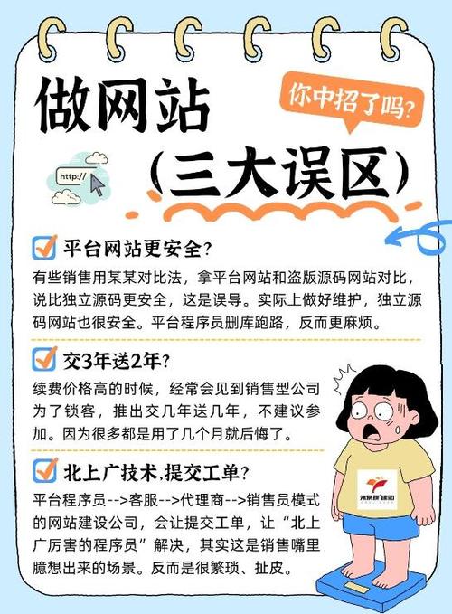 做网站时如何避开5大常见误区，避免损失？