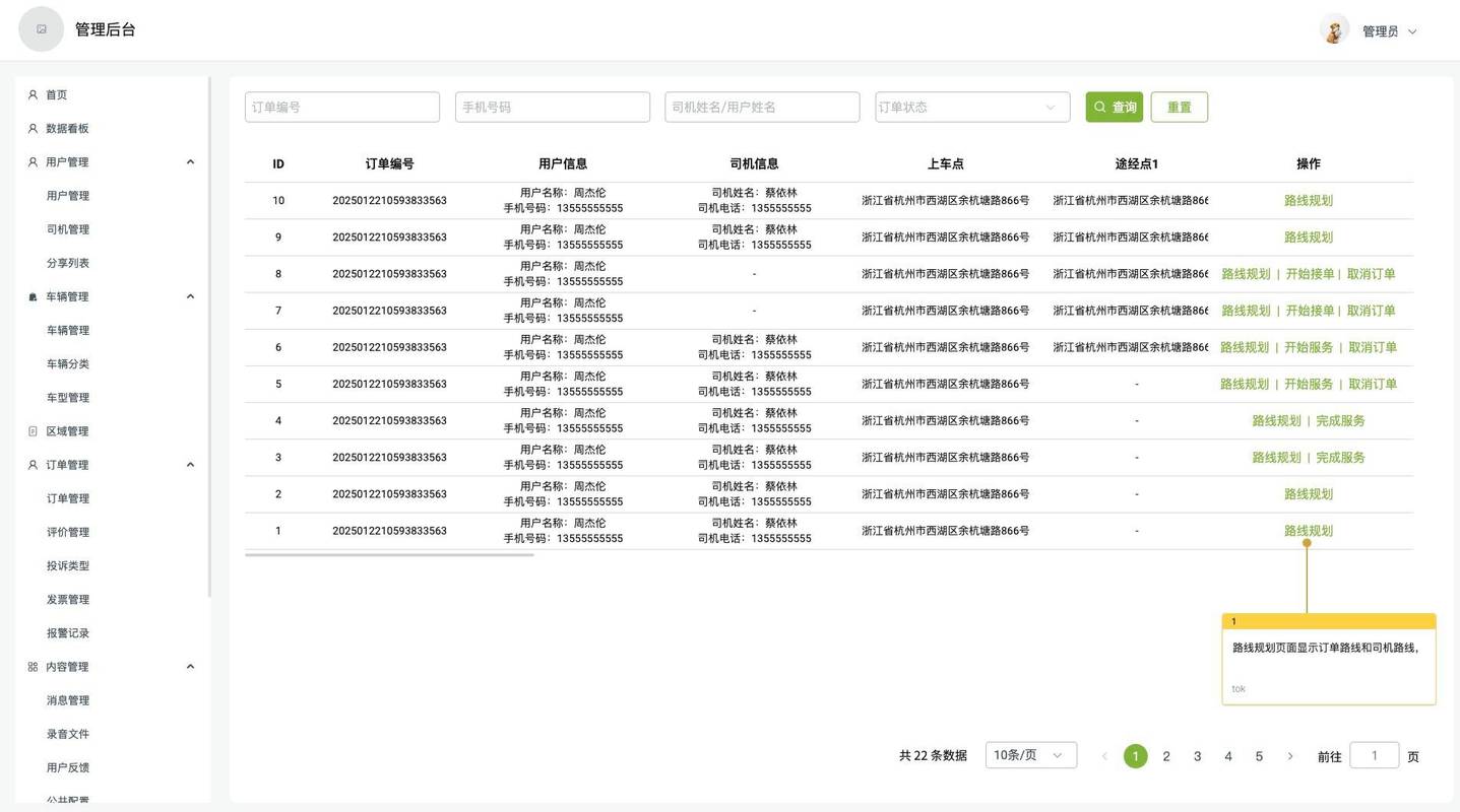 网约车管理后台，如何打造高效管理系统？
