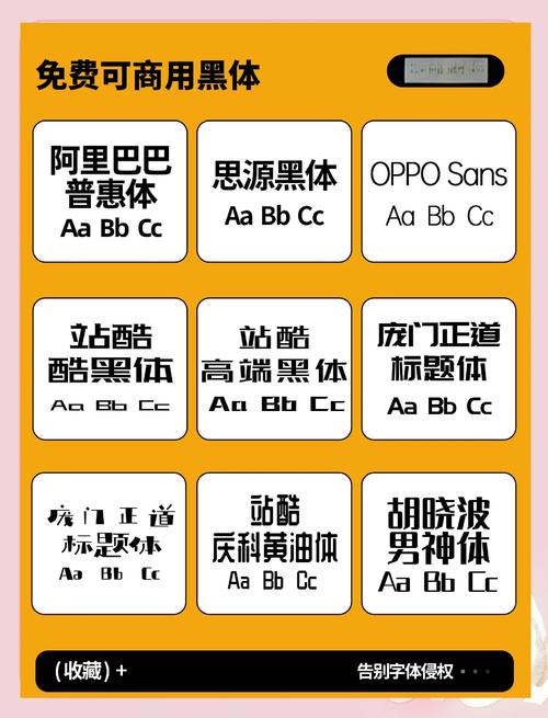 免费商用中文字体有哪些？避免字体版权费风险！