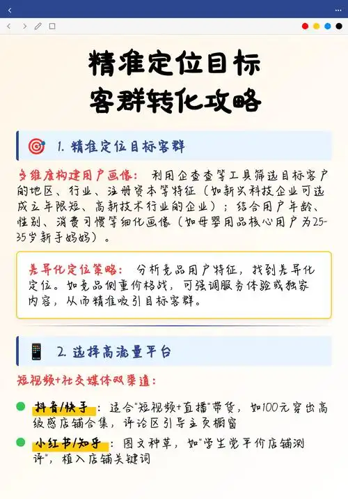 如何精准定位，找到你的目标用户群，提升转化率？