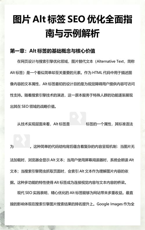 如何通过优化alt标签提升网站更新资料的可读性和SEO效果？